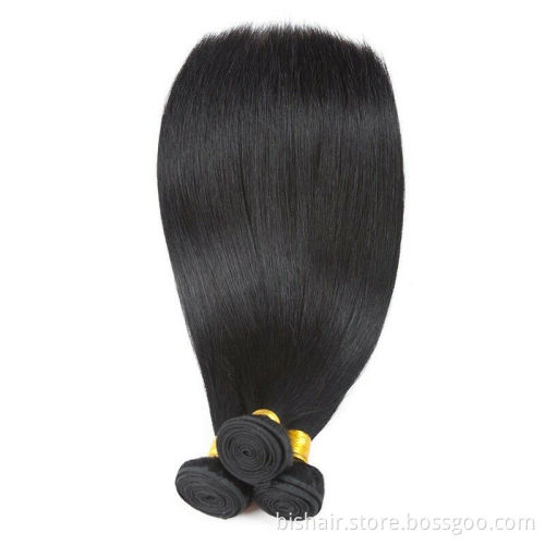 Wholesale Vendors Double drawn Human Hair Weave Bundles With Lace Frontals Closure Raw Mink Brazilian Cuticle Aligned Hair